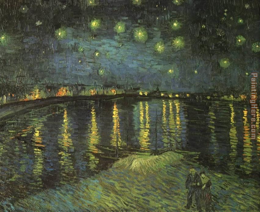 Vincent van Gogh Starry Night over the Rhone I